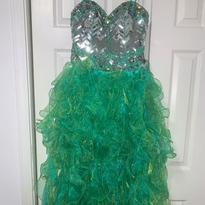Bright Green Prom Dress